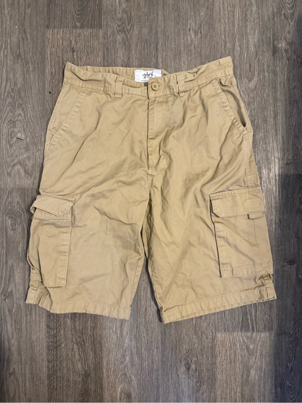 Shaka Wear Men’s Khaki Cargo Shorts - Classic Tan